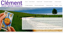 Desktop Screenshot of clementvoyant.fr